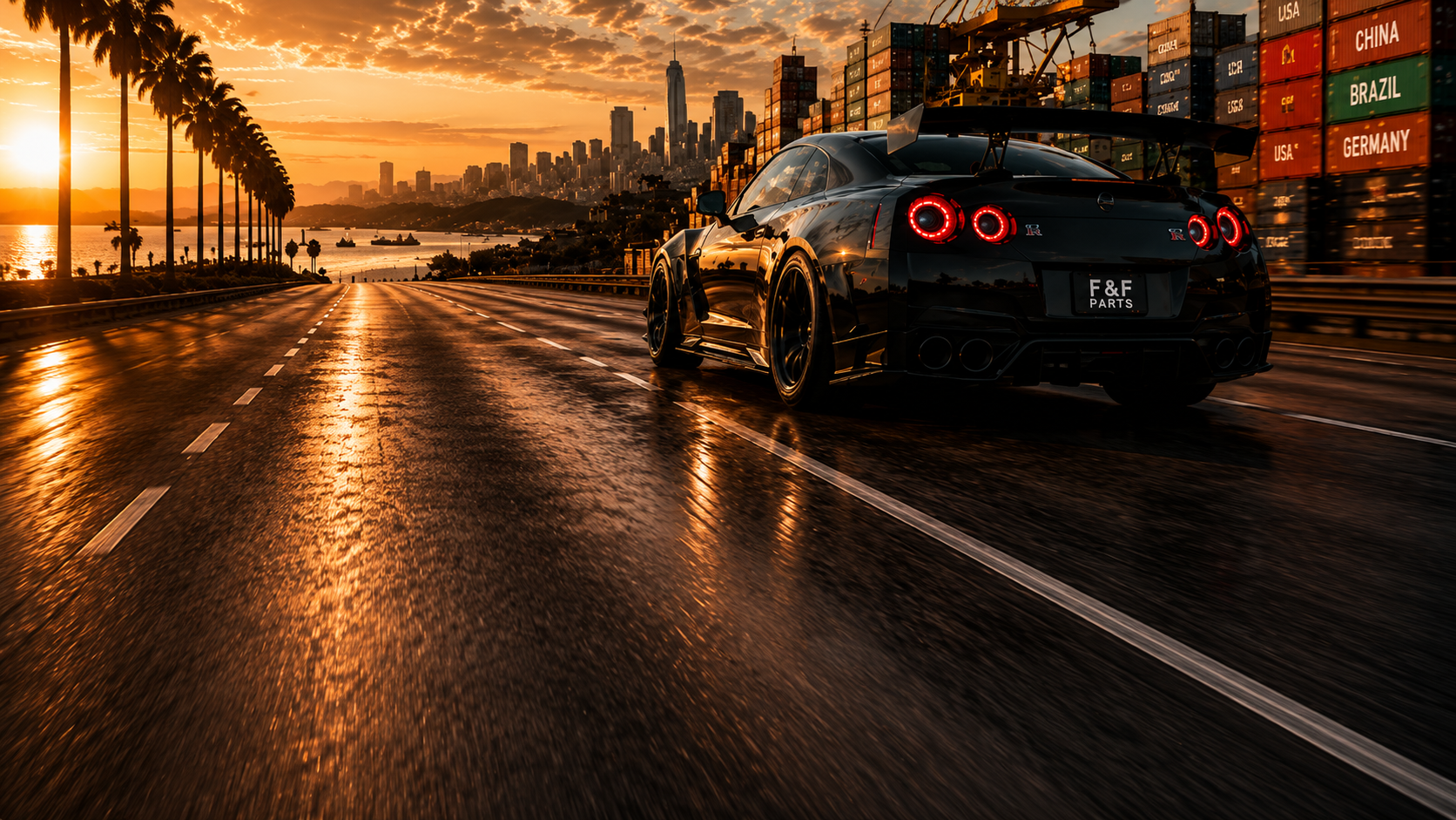 Performance car background